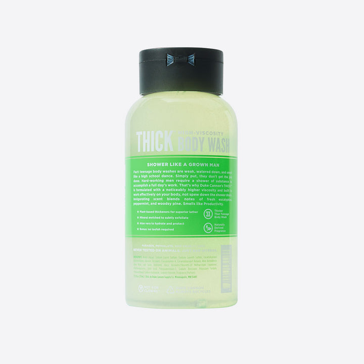 Duke Cannon Supply Co. |  THICK HIGH-VISCOSITY BODY WASH - PRODUCTIVITY