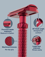 Oliworks | M3teorite-Aluminum Razor - Short Handle