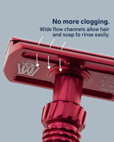 Oliworks | M3teorite-Aluminum Razor - Short Handle