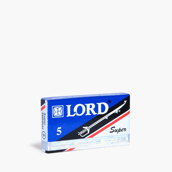 Lord | Super Stainless Double Edge Razor Blades - Pack of 5 Blades