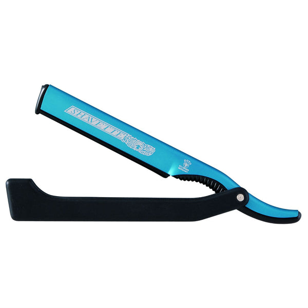 Dovo | Shavette – Blue with Black Handle