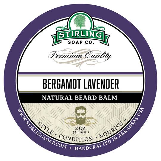 Stirling Soap Co. | Bergamot Lavender Beard Balm - 2oz