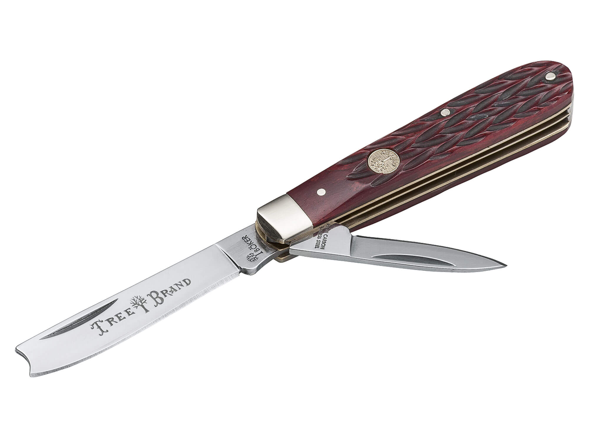 Boker Copperhead Knife  Jigged Brown Bone 110861 - Blade HQ
