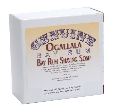 Ogallala Bay Rum Shaving Soap (Select)