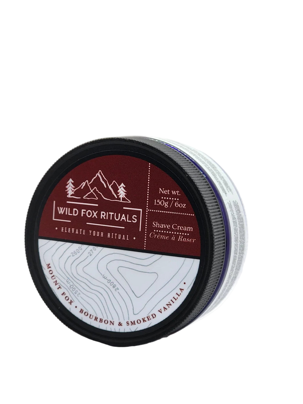 Wild Fox Rituals | Bourbon and Smoked Vanilla Shave Cream