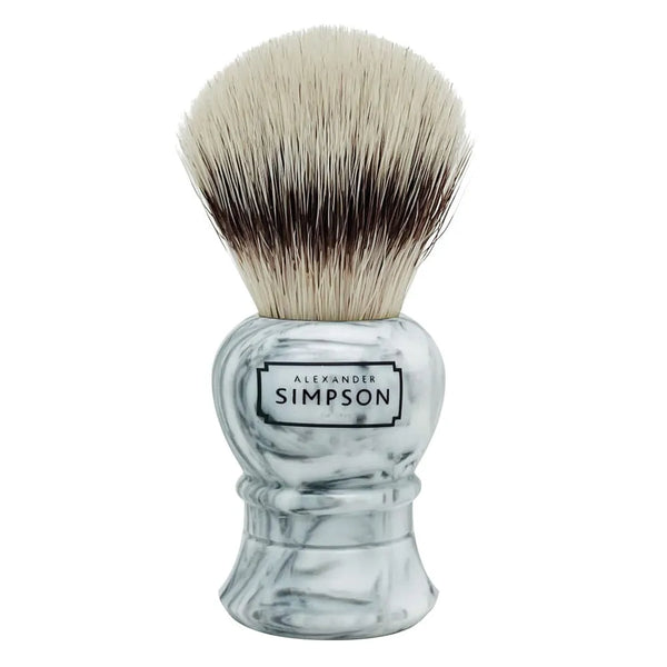 Simpsons | Synthetic Islington Faux Italian Marble Shaving Brush