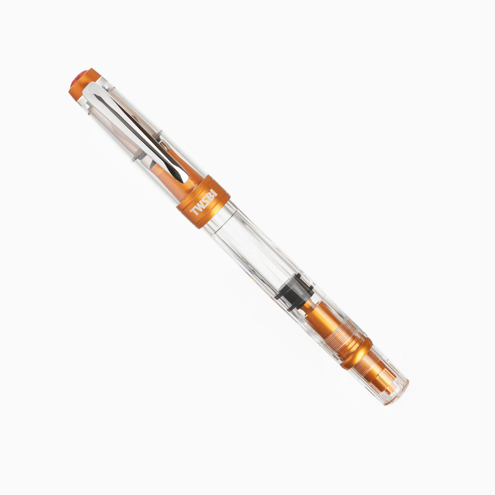 未使用TWSBI Diamond 540 万年筆 EFデモンストレータ オレンジ 580ALR-GOLD-