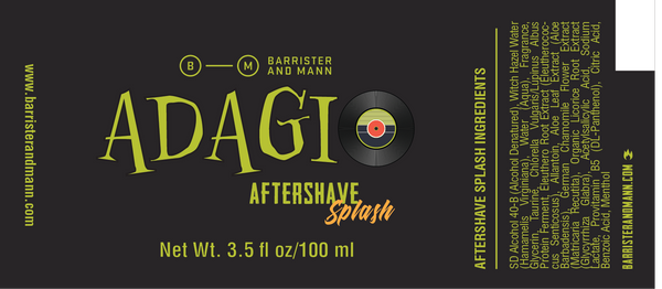 Barrister and Mann | Adagio Aftershave Splash