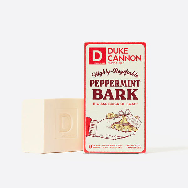 Duke Cannon Supply Co. |  Peppermint Bark BIG ASS BRICK OF SOAP 10oz
