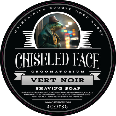 Chiseled Face | VERT NOIR - SHAVING SOAP
