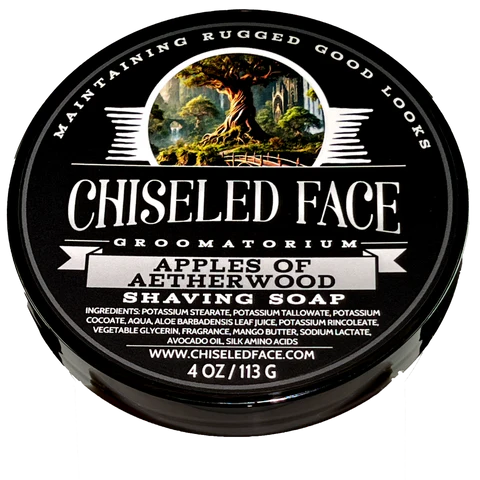 Chiseled Face | Apples of Aetherwood - Shaving Soap