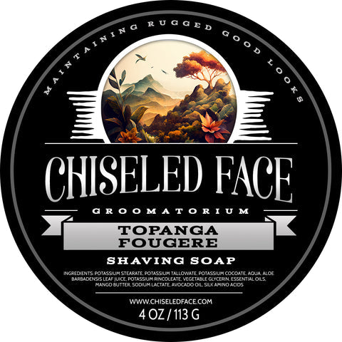 Chiseled Face | TOPANGA FOUGÈRE - SHAVING SOAP