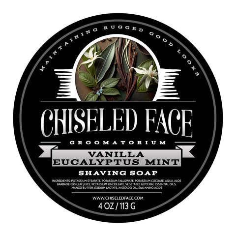 Chiseled Face | VANILLA EUCALYPTUS & MINT - SHAVING SOAP