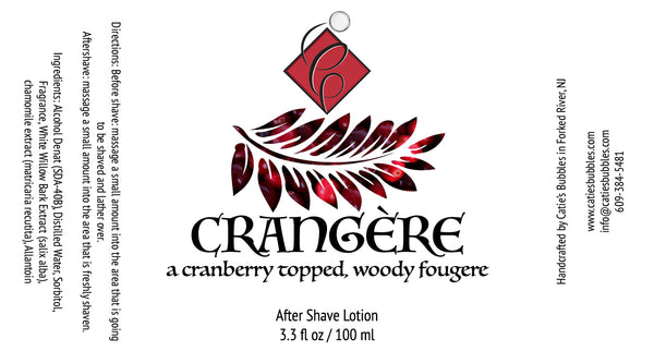 Catie’s Bubbles | Crangere After Shave Lotion