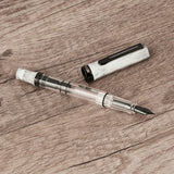 TWSBI | ECO Carrara w/Onyx Fountain Pen