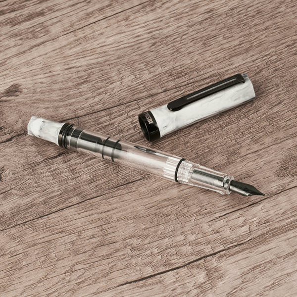 TWSBI | ECO Carrara w/Onyx Fountain Pen