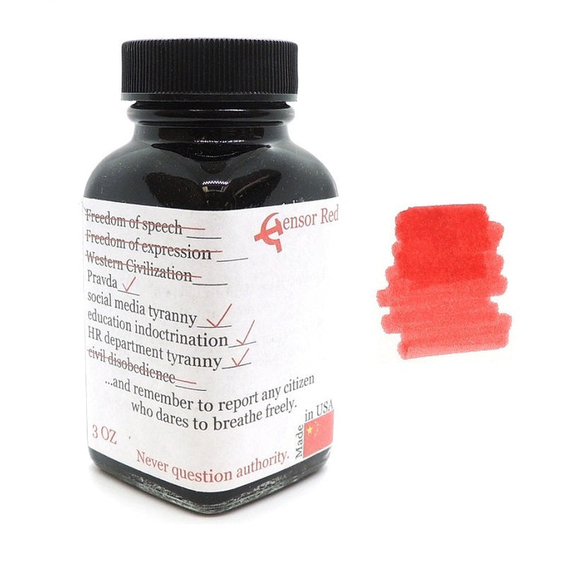 Noodler's Censor Red - 3oz Bottled Ink