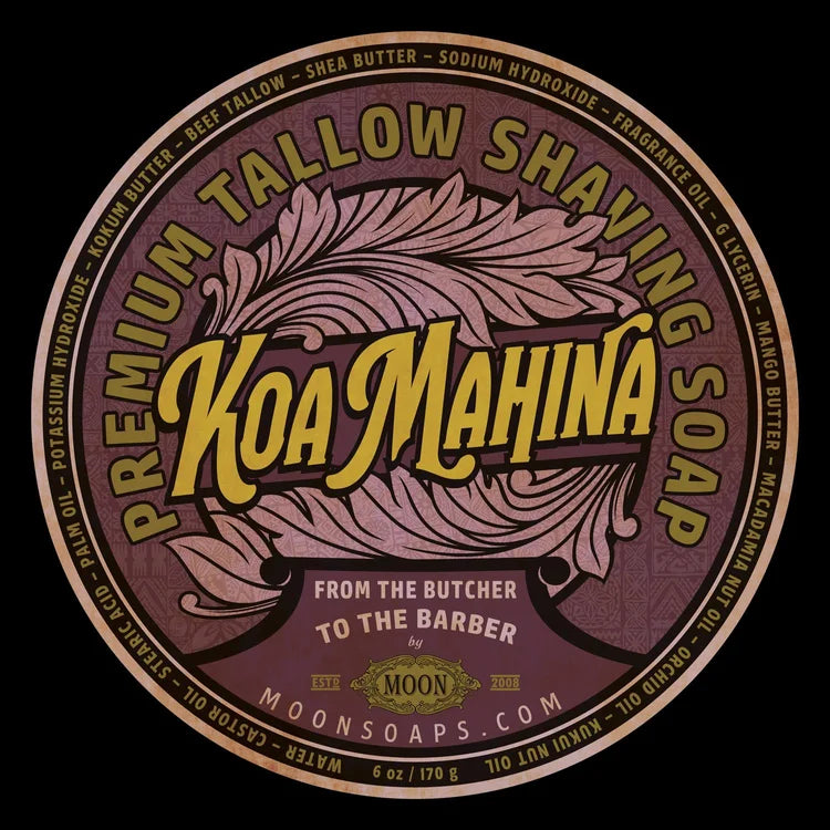 Moon Soaps | Koa Mahina Shaving Soap