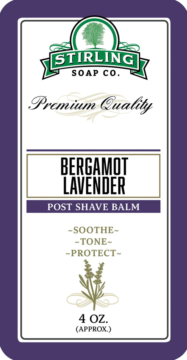 Stirling Soap Co. | Bergamot Lavender - Post-Shave Balm