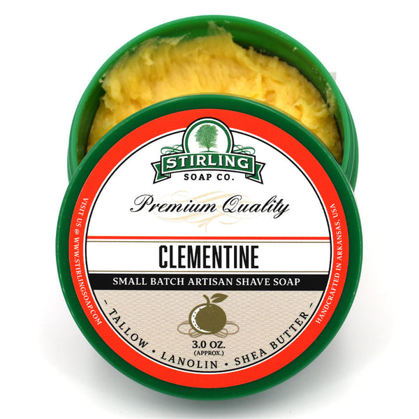 Stirling Soap Co. | Clementine  - Shave Soap (3oz)