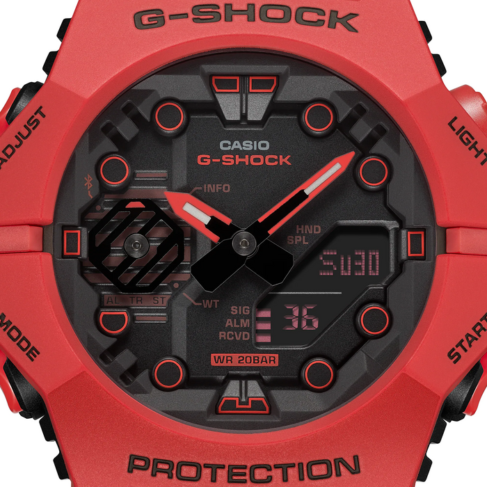 Red watch g shock sale