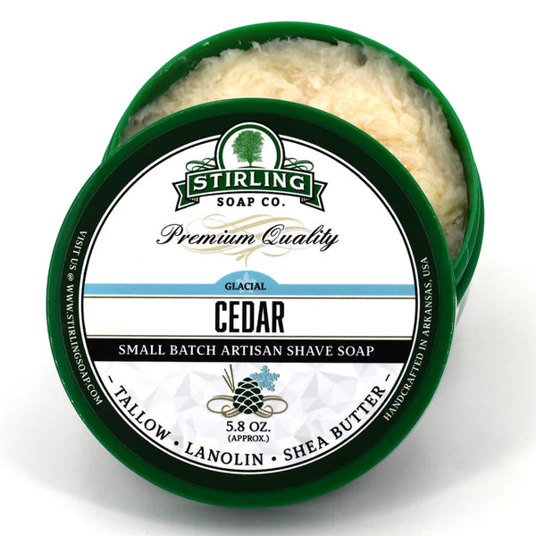 Stirling Soap Co. | Glacial Cedar Shave Soap