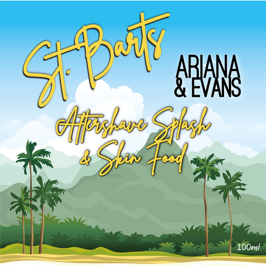 Ariana & Evans | St. Barts Aftershave Splash