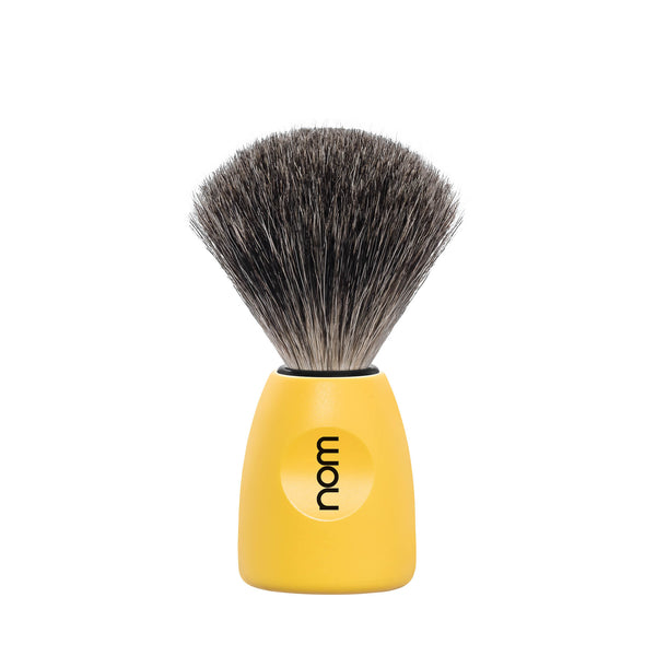 nom | Lasse Shaving Brush, Pure Bristle - Lemon