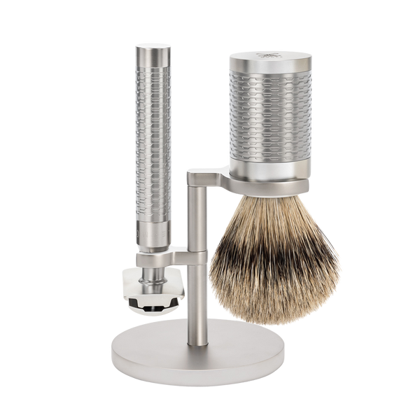 Muhle | ROCCA 3-Piece Shaving Set Stainless Steel
