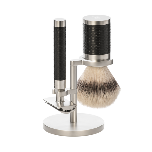 Muhle | ROCCA 3-Piece Shaving Set Stainless Steel / Black