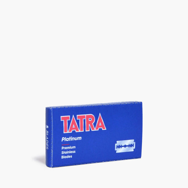 Tatra | stainless steel platinum Double Edge Razor Safety Blades – 5 Blades