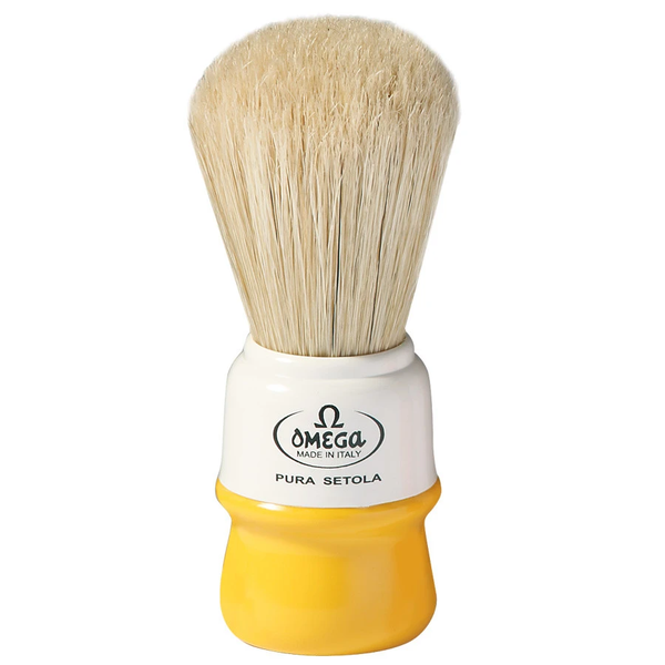 Omega 10015 Boar Bristle Shaving Brush – Yellow