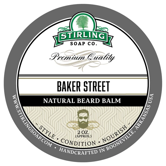 Stirling Soap Co. | Baker Street Beard Balm – 2oz