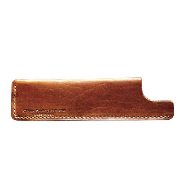 Chicago Comb Co. | English Tan Horween Leather Sheath