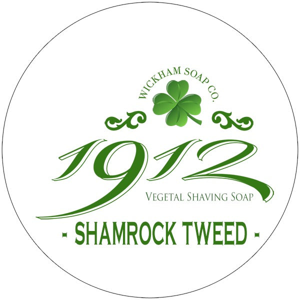 Wickham Soap Co. Shamrock Tweed Shaving Soap
