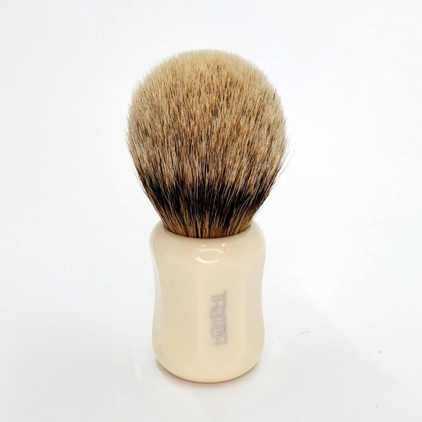 Heinrich L. Thater | 4125 Off-White Handle Shaving Brush, 3-Band Super Knot (Select)
