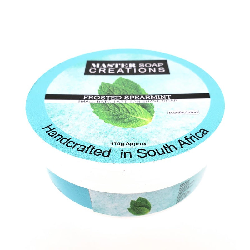 Master Soap Creations | Frosted Spearmint Shaving Soap