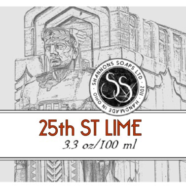 Shannon's Soaps | 25TH STREET LIME AFTERSHAVE SPLASH
