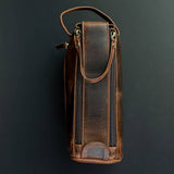 Kodiak Leather | Leather Toiletry Bag (Dark Walnut)
