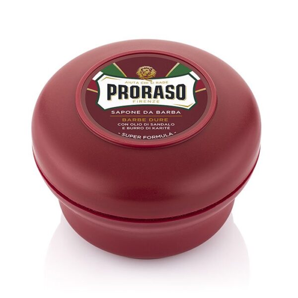 Proraso Red Shaving Soap with Shea Butter and Sandalwood