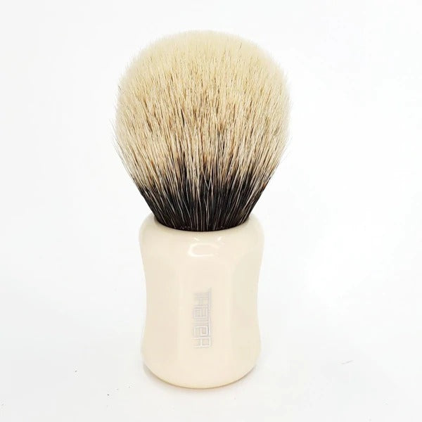 Heinrich L. Thater | OFF-WHITE HANDLE SHAVING BRUSH, 2-BAND SUPER KNOT (Select)