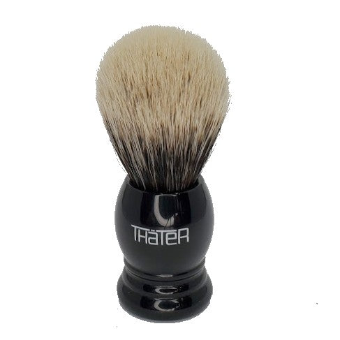 Heinrich L. Thater | 4292/1 Black Handle Shaving Brush, 2-Band Super Knot