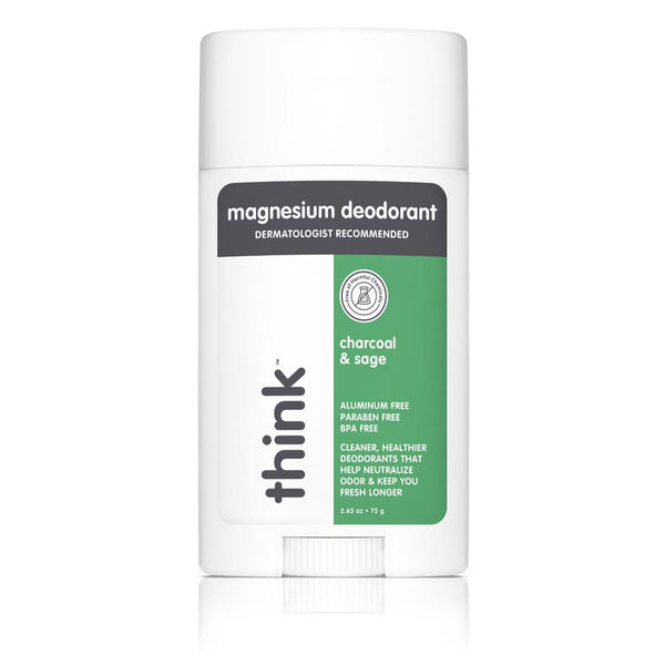 Thinksport Magnesium Deodorant Charcoal and Sage