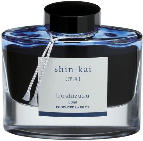 Pilot | Iroshizuku Fountain Pen Ink – Shin_Kai – 50 ml Bottle
