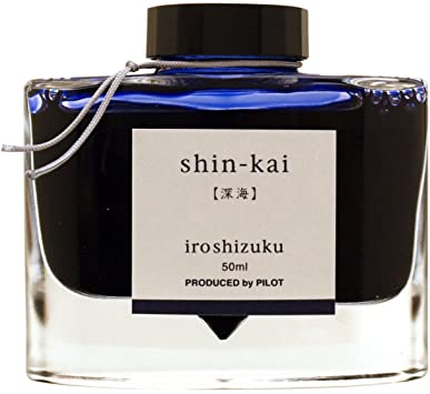 Pilot | Iroshizuku Fountain Pen Ink – 50 ml Bottle – Shin-Kai