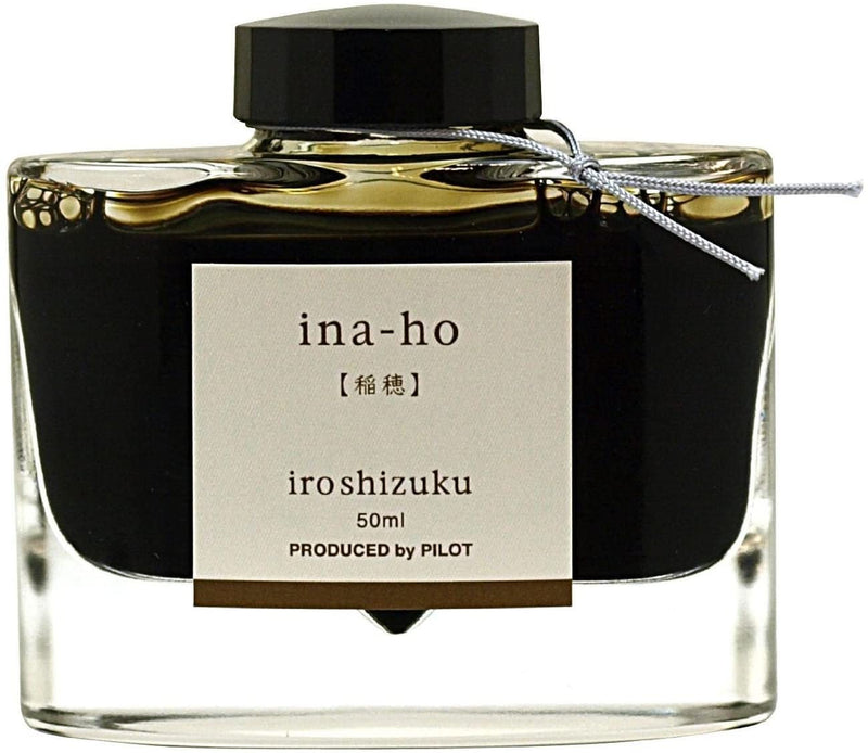 Pilot | Iroshizuku Fountain Pen Ink – 50 ml Bottle – Ina-ho Rice Ear (Ochre)