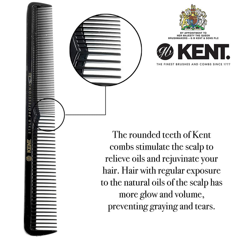 Kent | Kent Cutting Comb 184mm Deep Teeth Thick/Fine Hair