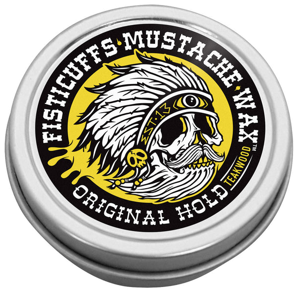 Fisticuffs Teakwood Scent Mustache Wax "Original hold"
