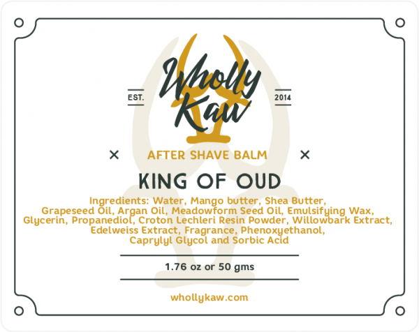 Wholly Kaw | King of Oud Aftershave Balm