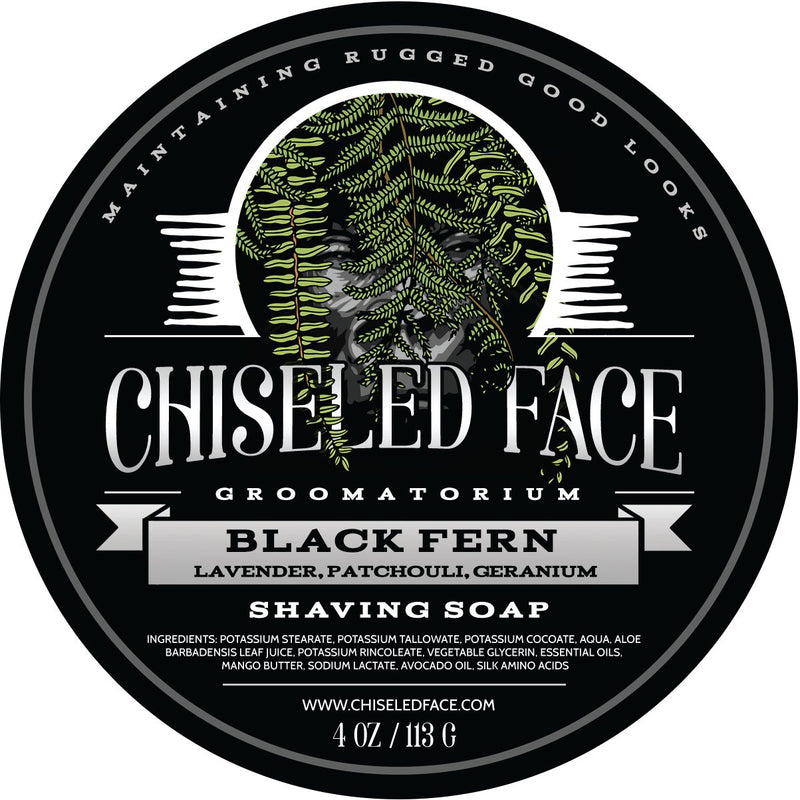 Chiseled Face| Black Fern Shave Soap